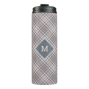 Bouteilles Isothermes Plaid Monogramme personnalisé / Motif Tartan