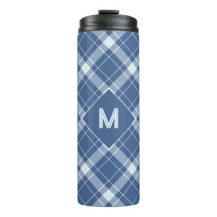 Bouteilles Isothermes Plaid Monogramme personnalisé / Motif Tartan