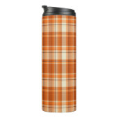 Bouteilles Isothermes Plaid orange (Tourné sur la droite)