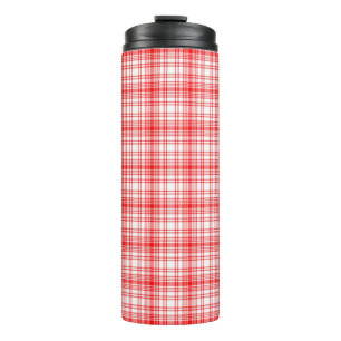 Bouteilles Isothermes Plaid rouge