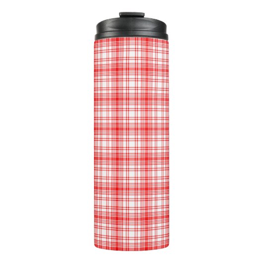 Bouteilles Isothermes Plaid rouge (Devant)