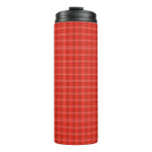 Bouteilles Isothermes Plaid rouge classique moderne (Devant)