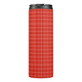 Bouteilles Isothermes Plaid rouge classique moderne (Dos)