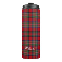 Plaid Stewart Red Green Rustic Papa Anniversaire