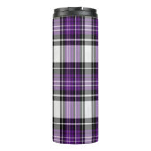 Bouteilles Isothermes Plaid Violet Et Noir (Dos)