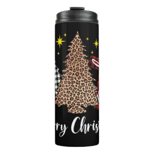 Bouteilles Isothermes Plaid Xmas Tree Christian Cross Jesus Merry Christ