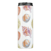 Bouteilles Isothermes Plan marin sans soudure de coquillages. Aquarelle  (Dos)