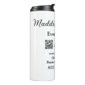 Bouteilles Isothermes Planificateur d'événements ajouter nom Q R code dé (Tourné sur la gauche)