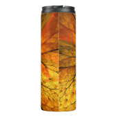 Bouteilles Isothermes Plante d'automne, Abstrait moderne Fractal Art Lea (Dos)
