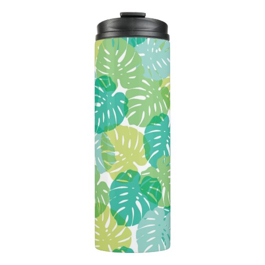 Bouteilles Isothermes Plante de fromage exotique : Monstère tropicale (Devant)