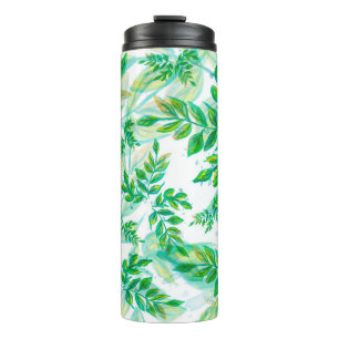 Bouteilles Isothermes Plante de nature motif feuille vert
