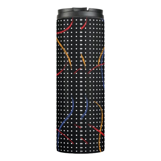 Bouteilles Isothermes Plaque et points de peinture rétro (Dos)