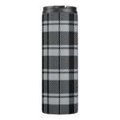 Bouteilles Isothermes Plaque grise et noire avec nom de monogramme (Dos)