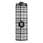 Bouteilles Isothermes Plaqué noir et blanc classique (Devant)