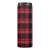 Bouteilles Isothermes Plaque rouge et noire avec nom de monogramme (Dos)