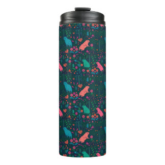 Bouteilles Isothermes Playful Capybara in the Forest – Tropical Seamless