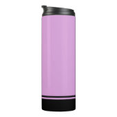 Bouteilles Isothermes Plum Noir Élégant Minimal Customisé (Tourné sur la droite)