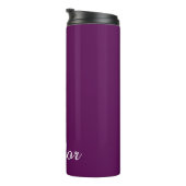 Bouteilles Isothermes Plum Perfection - Nom personnalisable Paruline the (Tourné sur la droite)