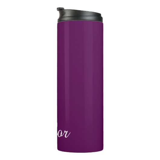 Bouteilles Isothermes Plum Perfection - Nom personnalisable Paruline the (Tourné sur la droite)