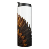 Bouteilles Isothermes Plume Royal | Noir & Or (Tourné sur la droite)