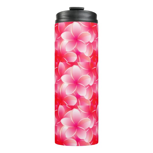 Bouteilles Isothermes Plumeria rose (Devant)