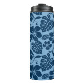 Bouteilles Isothermes PLUMÉRIE DE L'ÎLE (BLEU x 2) (Devant)