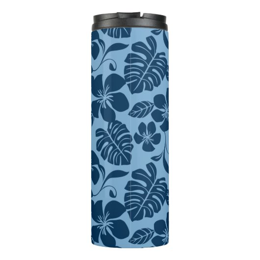 Bouteilles Isothermes PLUMÉRIE DE L'ÎLE (BLEU x 2) (Dos)