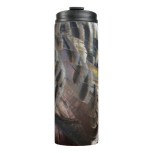 Bouteilles Isothermes Plumes de Dindon Sauvage I Design Abstrait de la N