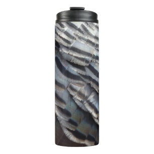 Bouteilles Isothermes Plumes de Dindon Sauvage II Design Abstrait de la