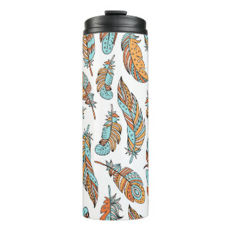 Bouteilles Isothermes Plumes décoratives : Art Vintage dessiné à la main