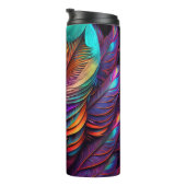 Bouteilles Isothermes Plumes Psychedéliques 70s 60s (Tourné sur la droite)