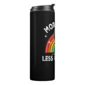 Bouteilles Isothermes Plus de fierté Moins de préjugé Rainbow LGBT Lesbi (Tourné sur la gauche)