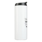 Bouteilles Isothermes Plus Vous Travaillez Plus Vous Obtenez Motivationa (Tourné sur la gauche)