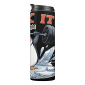 Bouteilles Isothermes Poids de levage de pingouin le travail (Tourné sur la droite)