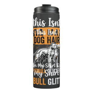 Bouteilles Isothermes Poils de chien Pitbull Pailleté Drôle de chien