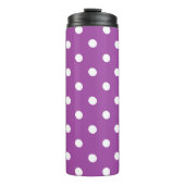 Bouteilles Isothermes Point Polka pourpre (Devant)