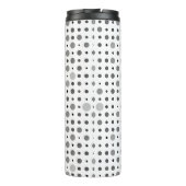 Bouteilles Isothermes Pointe Polka rétro 01.Gray Lgreen BG (Dos)