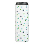 Bouteilles Isothermes Points Confetti Vert et Turquoise de la Marine Mon (Dos)