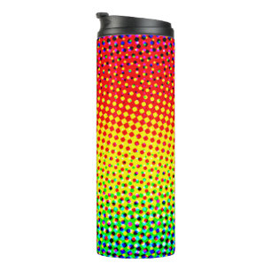 Bouteilles Isothermes Points d'art pop Arc en arc-en-ciel Gay pride colo