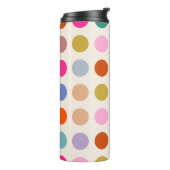 Bouteilles Isothermes Points géométriques Vintages colorés (Tourné sur la gauche)