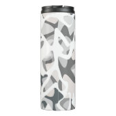 Bouteilles Isothermes Points gris clair motif Abstrait tacheté (Dos)
