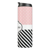 Bouteilles Isothermes Points mignons et bandes (Tourné sur la droite)