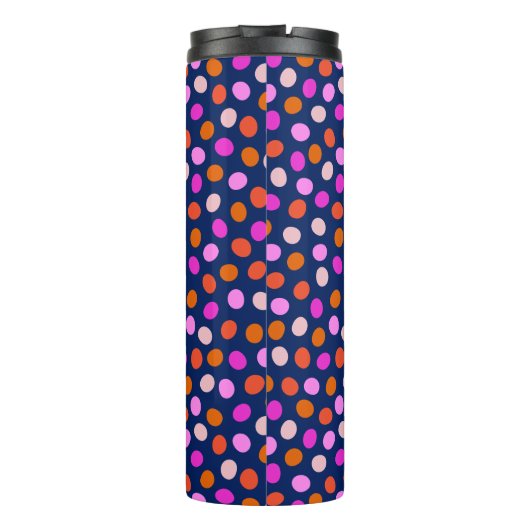 Bouteilles Isothermes Points mignons Points Bleu Clair Violet Personnali (Dos)