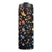 Bouteilles Isothermes Points multicolores brillants (Devant)