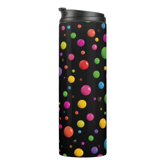 Bouteilles Isothermes Points multicolores brillants (Tourné sur la droite)