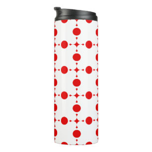 Bouteilles Isothermes Points rouges, Motif à pois, Points, À pois