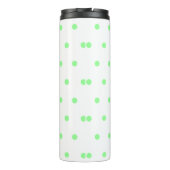 Bouteilles Isothermes Points vert rose monogramme (Dos)