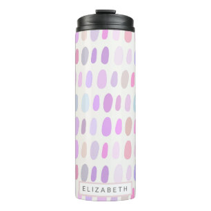 Bouteilles Isothermes points violet rose motif chic féminin mignon