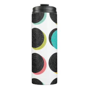 Bouteilles Isothermes Pois abstraits décoratifs dans le style