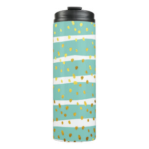 Bouteilles Isothermes Pois de parties scintillant et rayures